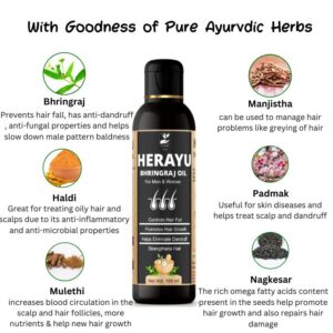 Ingredients of Songara Herayu Ayurvedic Hair Oil