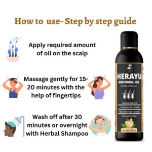 Songara Herayu Ayurvedic Hair Oil uses